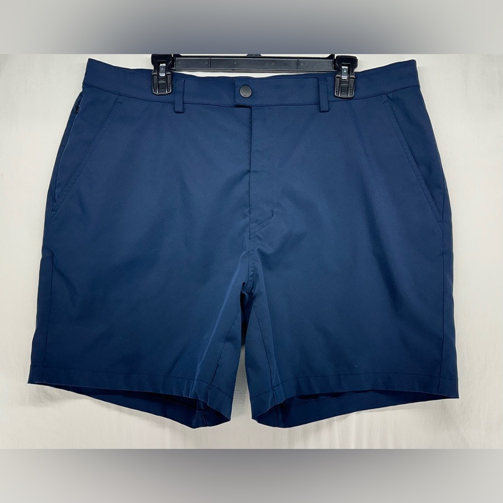 MYLES Tour‎ Shorts Performance Navy Blue 7” Inseam Men's Size 38